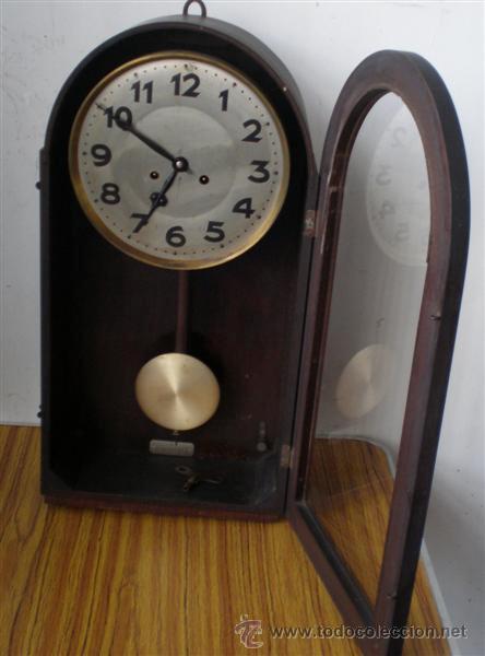 Relojes de pared: RELOJ DE PARED .. La caja de madera .. Sin polilla - Foto 2
