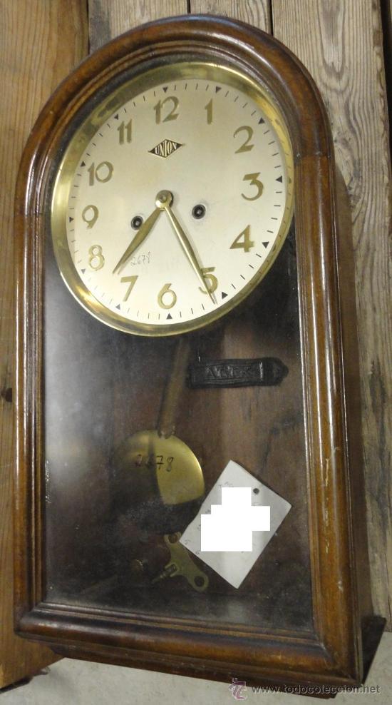 Relojes de pared: Reloj de pared, marca UNION, NO FUNCIONA - Foto 1