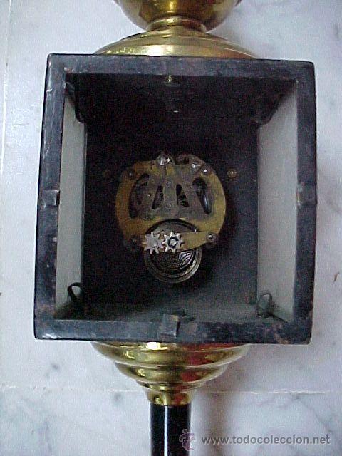 Relojes de pared: reloj l&aacute;mpara farol coche caballos - Foto 3
