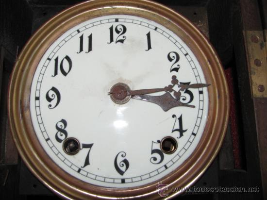 Relojes de pared: reloj de pared caja columnas salomonicas  bordon - Foto 4