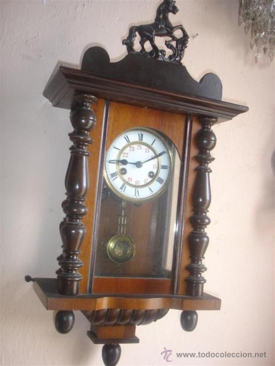 Relojes de pared: reloj de pared con figura de caballo - Foto 2