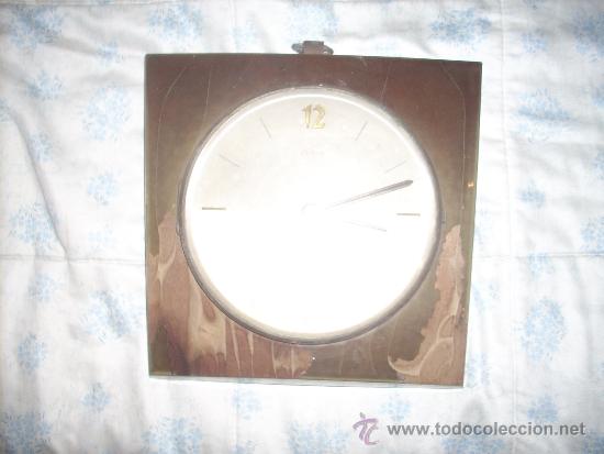 Relojes de pared: RELOJ DE PARED ELME DE MADERA .A PILAS, - Foto 2