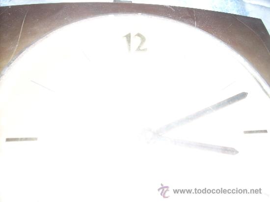 Relojes de pared: RELOJ DE PARED ELME DE MADERA .A PILAS, - Foto 6