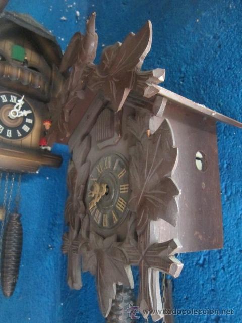 Relojes de pared: Bonito reloj de cuco con caja de madera. - Foto 3