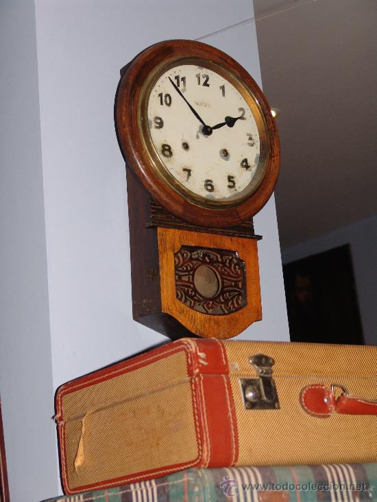 Relojes de pared: ANTIGUO RELOJ  DE PARED - Foto 2