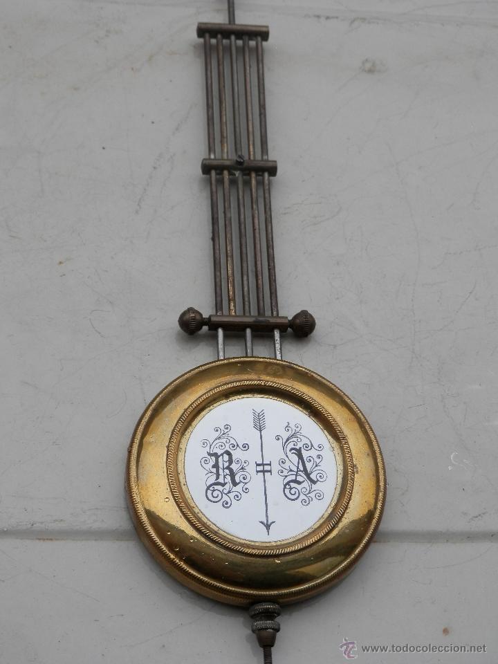 Relojes de pared: P&eacute;ndulo antiguo reloj de pared G. B. - Foto 2