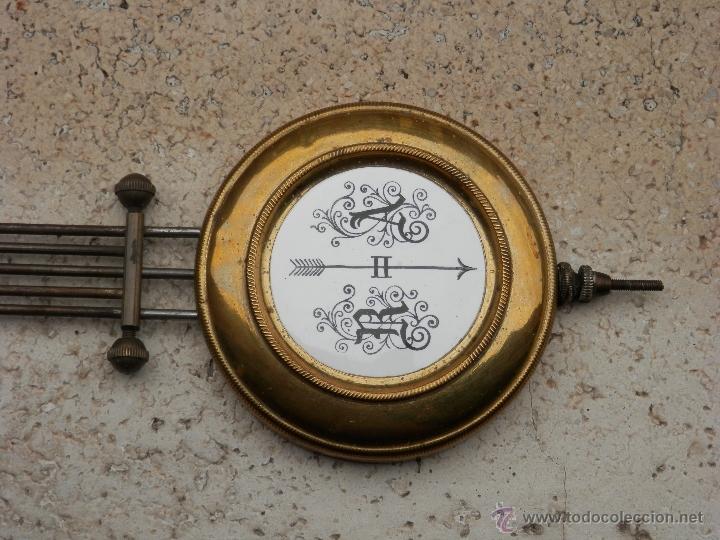 Relojes de pared: P&eacute;ndulo antiguo reloj de pared G. B. - Foto 5