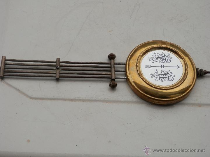 Relojes de pared: P&eacute;ndulo antiguo reloj de pared G. B. - Foto 7
