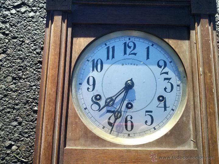 Relojes de pared: ANTIGUO RELOJ DE PARED DE MADERA. CARRILLON - Foto 2