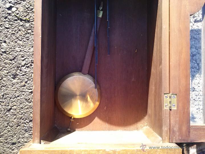 Relojes de pared: ANTIGUO RELOJ DE PARED DE MADERA. CARRILLON - Foto 10