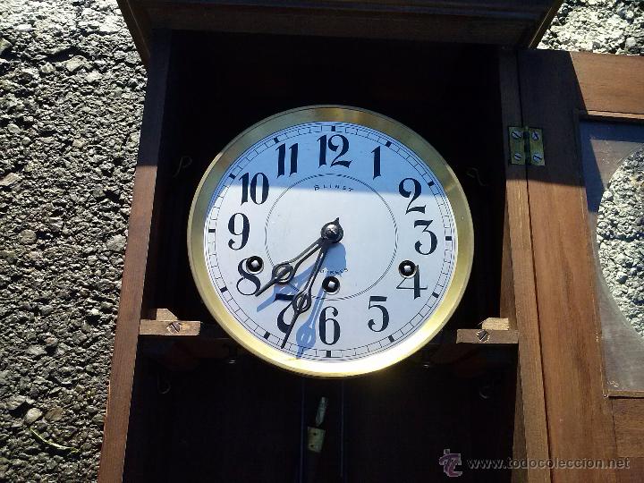 Relojes de pared: ANTIGUO RELOJ DE PARED DE MADERA. CARRILLON - Foto 11