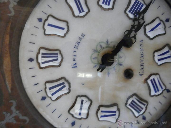 Relojes de pared: RELOJ DE PARED ISABELINO XIX-XX, 6000-671 - Foto 3 - 43844644