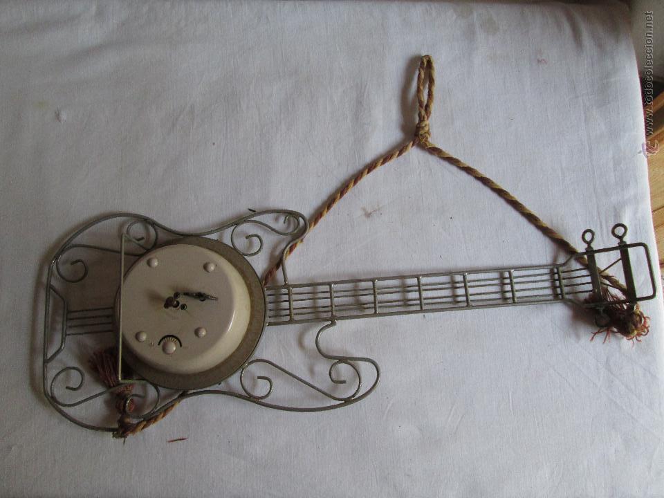 Relojes de pared: RELOJ CON FORMA DE GUITARRA - Foto 4