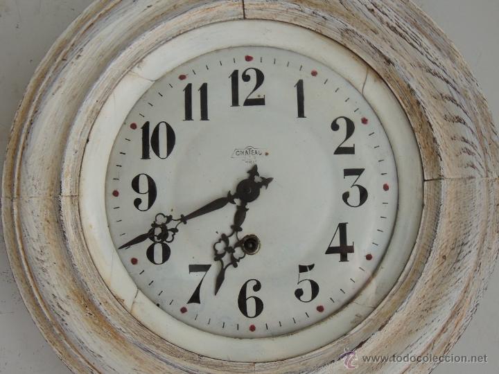 Relojes de pared: BONITO RELOJ DE PARED EN DECAPE - Foto 2