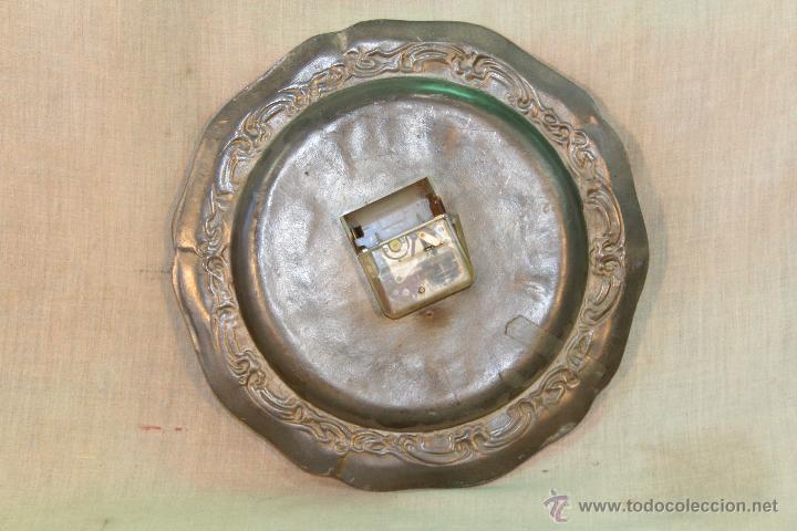 Relojes de pared: reloj quartz con plato de cinz - Foto 2