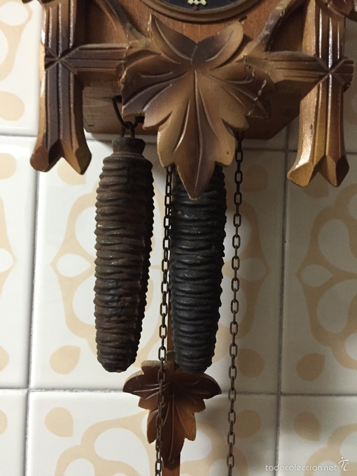 Relojes de pared: Reloj cuco de madera - Foto 3