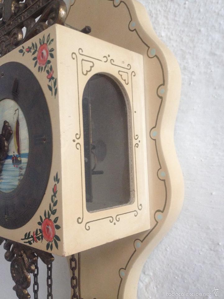 Relojes de pared: RELOJ PARED PINTADO A MANO - Foto 7