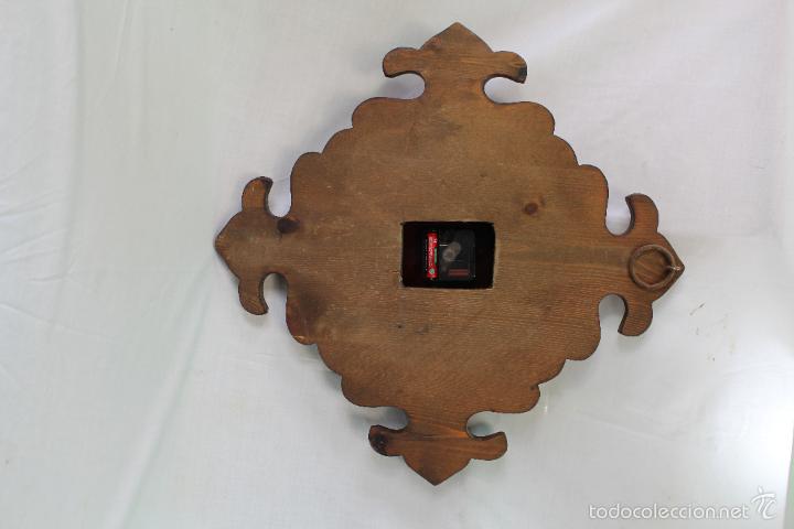 Relojes de pared: reloj de pared quartz en madera - Foto 3