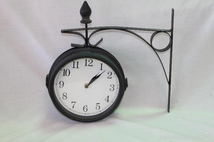 Relojes de pared: reloj estacion quartz de 2 caras - Foto 1