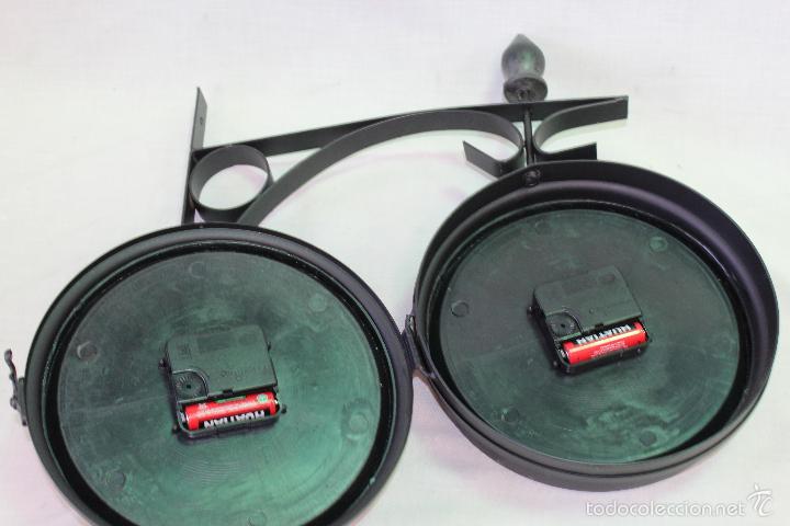 Relojes de pared: reloj estacion quartz de 2 caras - Foto 2