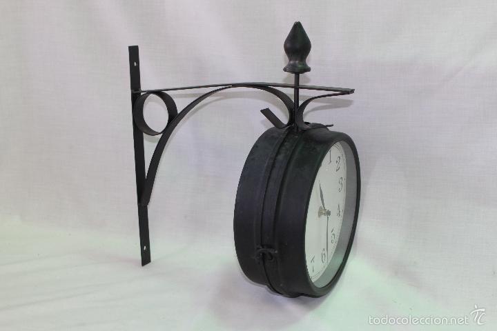 Relojes de pared: reloj estacion quartz de 2 caras - Foto 3