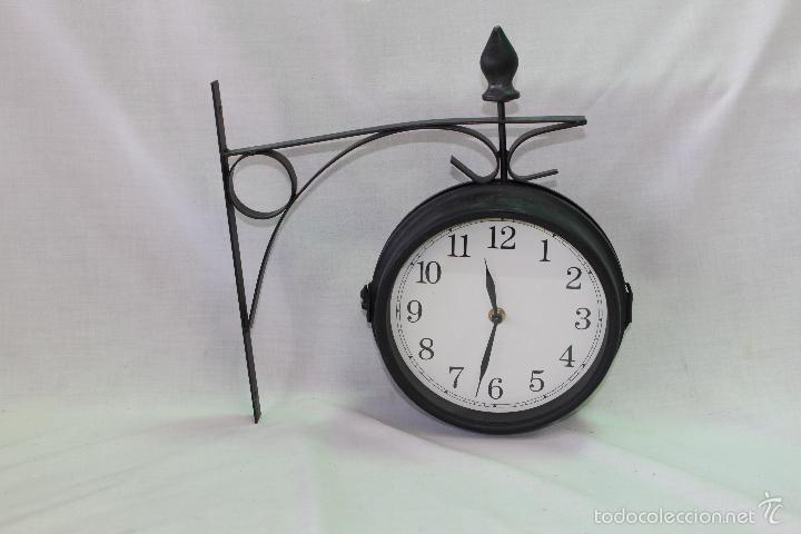 Relojes de pared: reloj estacion quartz de 2 caras - Foto 4