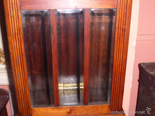 Relojes de pared: ANTIGUO RELOJ DE PARED CON CAJA DE MADERA - Foto 3