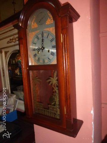 Relojes de pared: RELOJ DE PARED, MEDIO CARRILLON FUNCIONANDO - Foto 2