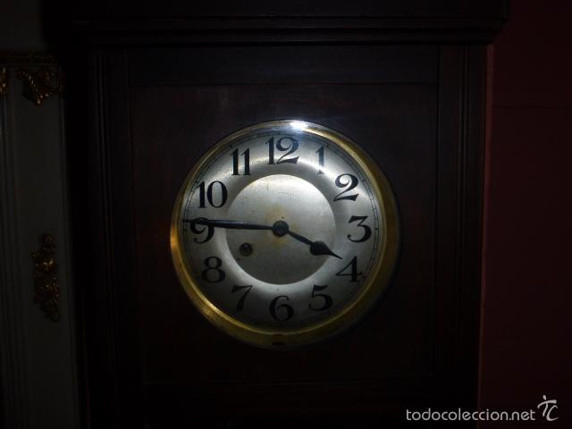 Relojes de pared: RELOJ DE PARED CON CAJA DE MADERA - Foto 5