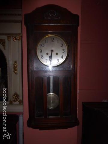 Relojes de pared: RELOJ DE PARED DE MADERA DE ROBLE - Foto 1