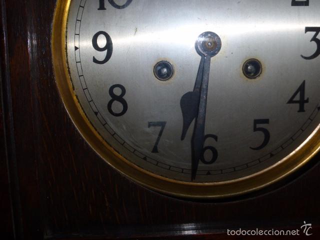 Relojes de pared: RELOJ DE PARED DE MADERA DE ROBLE - Foto 5