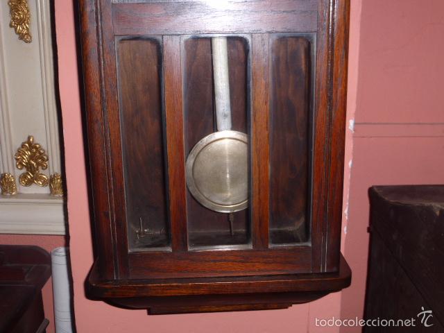Relojes de pared: RELOJ DE PARED DE MADERA DE ROBLE - Foto 6
