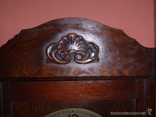 Relojes de pared: RELOJ DE PARED DE MADERA DE ROBLE - Foto 7