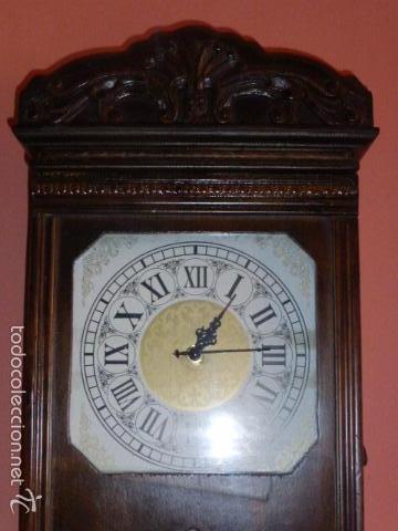 Relojes de pared: RELOJ DE PARED CON CAJA DE MADERA - Foto 7