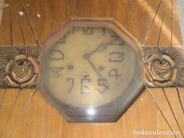 Relojes de pared: ANTIGUO RELOJ ALEMAN DE PARED PARA RESTAURAR - Foto 4