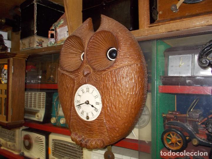 Relojes de pared: Reloj buho mueve los ojos - Foto 3