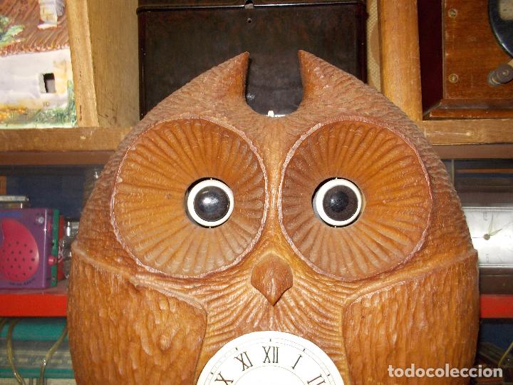 Relojes de pared: Reloj buho mueve los ojos - Foto 4
