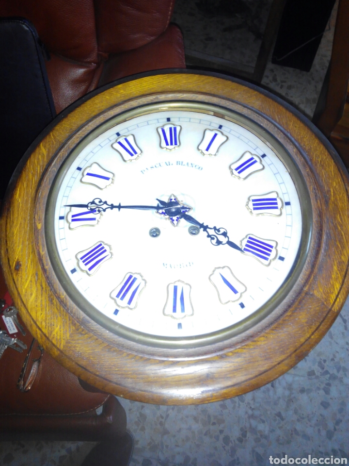 Relojes de pared: Reloj de pared caja de madera - Foto 1