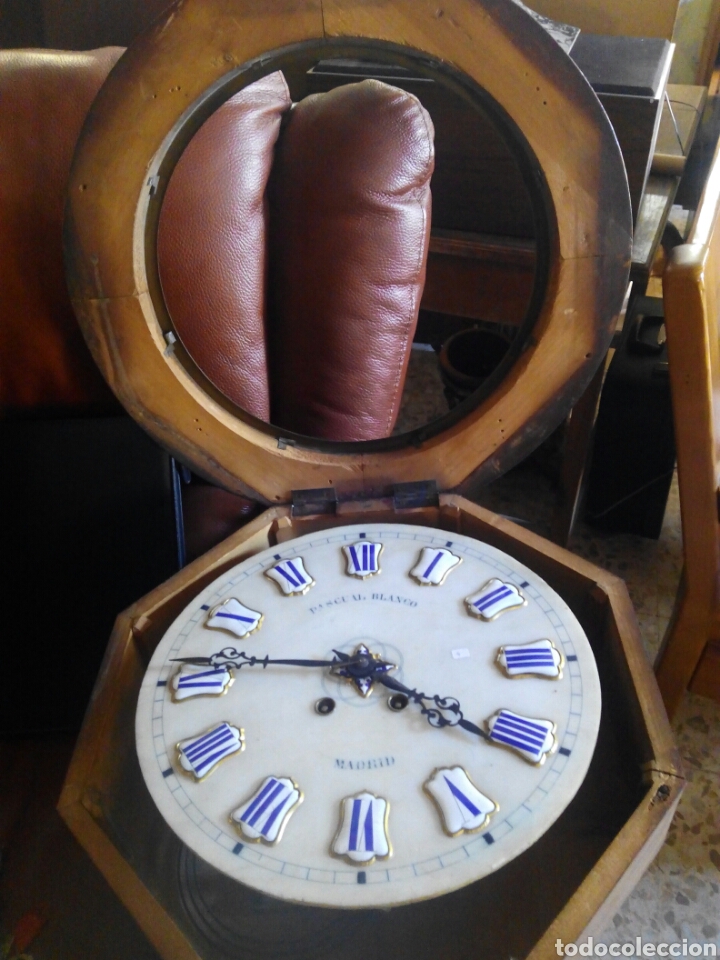 Relojes de pared: Reloj de pared caja de madera - Foto 5