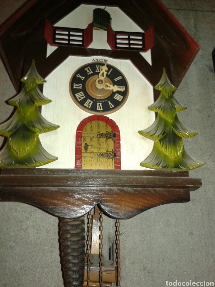 Relojes de pared: RELOJ CUCO CON PENDULO PI&Ntilde;A - Foto 3