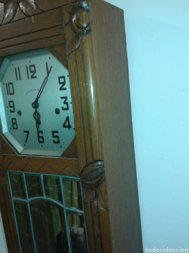 Relojes de pared: ANTIGUO RELOJ DE PARED - Foto 3