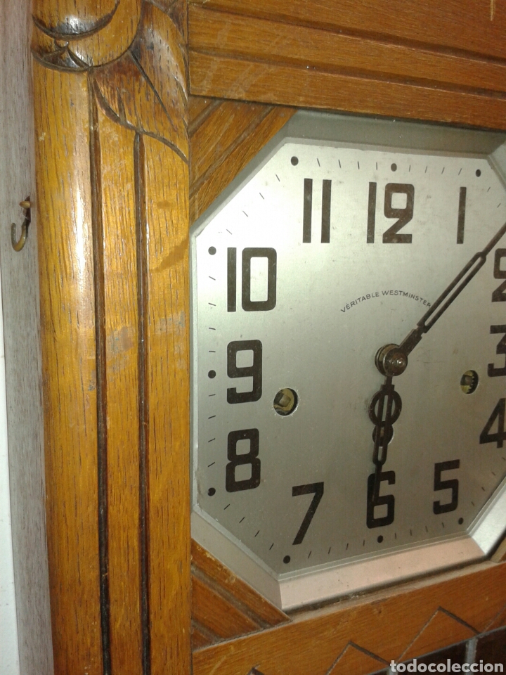 Relojes de pared: ANTIGUO RELOJ DE PARED - Foto 6