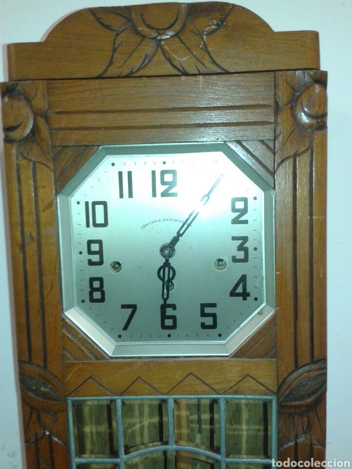Relojes de pared: ANTIGUO RELOJ DE PARED - Foto 10