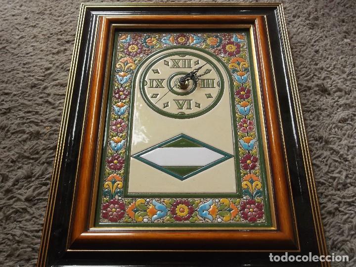 Relojes de pared: CUADRO RELOJ DE CERAMICA - Foto 2