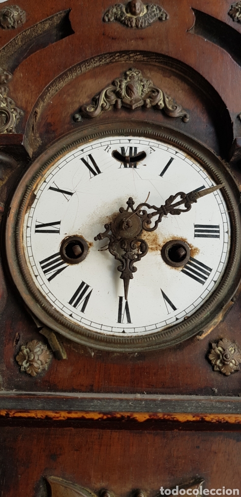 Relojes de pared: ANTIGUO RELOJ PARA RESTAURAR - Foto 2