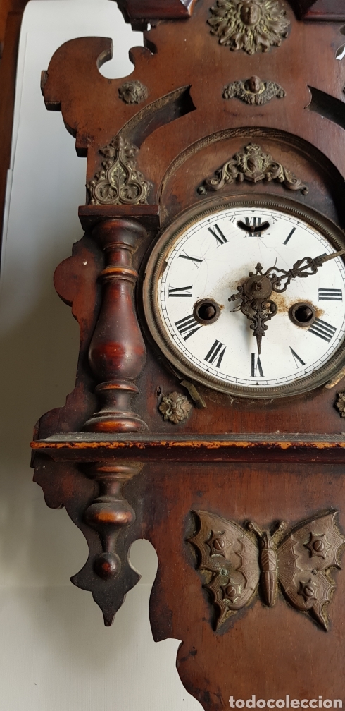 Relojes de pared: ANTIGUO RELOJ PARA RESTAURAR - Foto 4