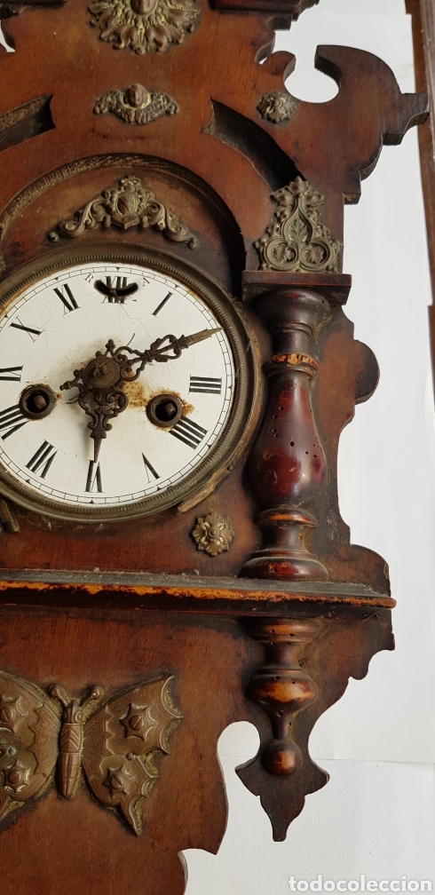 Relojes de pared: ANTIGUO RELOJ PARA RESTAURAR - Foto 5
