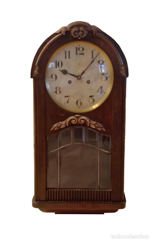 Relojes de pared: espectacular reloj alem&aacute;n , funciona. - Foto 1