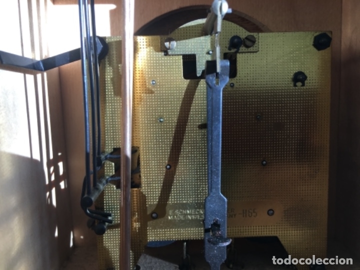 Relojes de pared: ANTIGUO RELOJ ALEM&Aacute;N DE MADERA - Foto 2