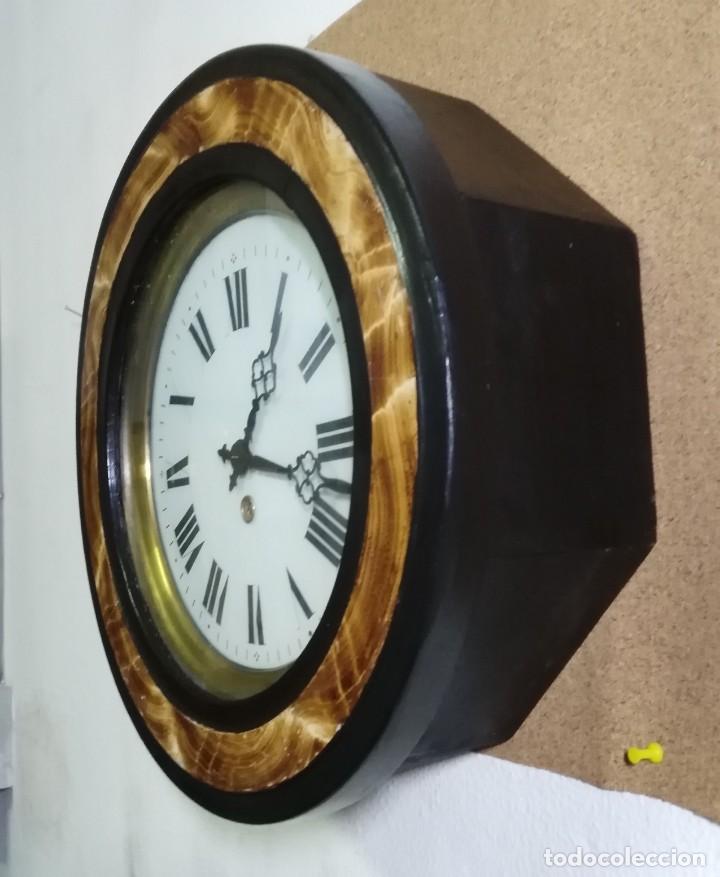 Relojes de pared: Reloj Ojo de Buey Biblioteca - Funciona - Foto 2